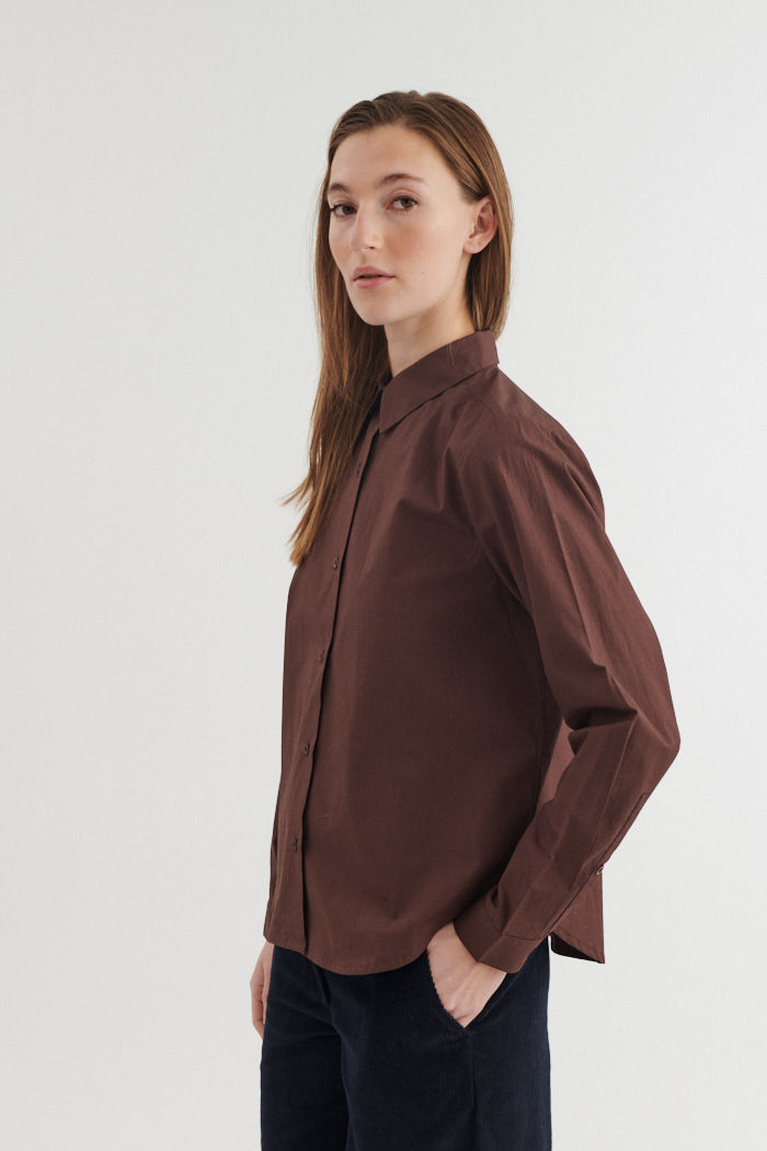 Basic Apparel Silje Shirt Skjorter 864 Chicory coffee